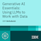 Generative AI Essentials